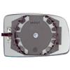 Piastra specchio retrovisore termica 09-03-08-09 per FIAT PANDA dal 2003 al 2011 lato sinistro guidatore