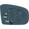 Piastra specchio retrovisore termica per MERCEDES-BENZ M W163 dal 2001 al 2005 lato sinistro guidatore