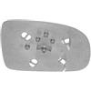 Piastra specchio retrovisore per OPEL CORSA C dal 2000 al 2003 lato sinistro guidatore