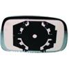 Piastra specchio retrovisore termica per TOYOTA YARIS dal 1999 al 2003 lato sinistro guidatore
