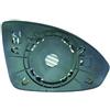Piastra specchio retrovisore termica per CHEVROLET - DAEWOO CRUZE dal 2009 al 2012 lato sinistro guidatore