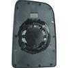 Piastra specchio retrovisore superiore attacco rotondo per MERCEDES-BENZ SPRINTER dal 2006 al 2013 lato sinistro guidatore