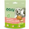Oasy Dog Biscotti Ripieni 80 gr - Salmone e Mirtilli - 1° ORDINE? scegli lo sconto BZR5 / BZR20 + 200 punti fedeltà