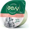 Oasy More Love Cat Green Cup in salsa naturale 70 gr - Tonno e Salmone - Confezione da 6 pezzi - Cibo umido per gatti - 1° ORDINE? scegli lo sconto BZR5 / BZR20 + 200 punti fedeltà