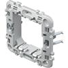 TEM SUPPORTO 2 MODULO DI 2 SCATOLE TONDE D 60MM GRAFFE SERIE TEM NM-TEMNM20-P