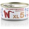 Natural Code XL 170 gr - 05 - Tonno, Manzo e Riso Integrale - Confezione da 24 pezzi - Cibo umido per gatti