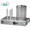 Fimar - MACCHINA per HOT DOG con 3 PUNZONI e CILINDRO SCALDA WRSTEL, Mod.WD3