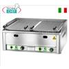 Fimar - GRIGLIA PIETRA LAVICA a GAS, DOPPIO modulo TOP, Mod.GL66