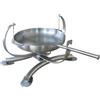 Ristosubito Spadellatore professionale in acciaio inox Da banco Manuale Portata 10/25 persone Modello Pentolo Primo