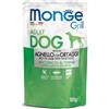 Monge Grill Adult Grain Free bocconcini 100 gr - Agnello e Verdure Cibo Umido per Cani