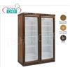 Forcar - CANTINETTA VINI REFRIGERATA STATICA 2 PORTE, lt.310+310, DOPPIA TEMPERATURA, Mod.KL2794