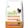 Natural Trainer Sensitive No Gluten Medium & Maxi Adult con Salmone - 3 Kg Monoproteico crocchette cani Croccantini per cani