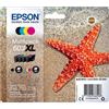 Epson Cartuccia Epson Multipack 603XL 1x8,9ml+3x4ml Nero+Ciano/Magenta/Giallo [C13T03A64010]