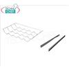 Forcar - GRIGLIA IN ACCIAIO FISSA + COPPIA GUIDE, Mod.BJ22S