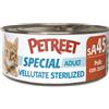 Petreet Natura Le Vellutate Sterilized per Gatto da 70 gr Gusto SA45 - Pollo con Zucca