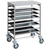 Ristoattrezzature Modello: 2491003,Carrello portateglie per pasticceria 8 teglie 600x400 mm