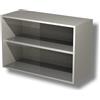 Ristoattrezzature Pensile in acciaio inox a giorno con 1 ripiano altezza 800 mm 600x400x800h mm