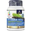 OPTIMA NATURALS Srl Colours of Life - Vitamina D3 Veg 60 Capsule - Integratore per Ossa, Denti e Funzione Muscolare