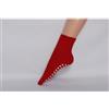 Hirsch Natur Calzino corto antiscivolo in cotone - col. rosso