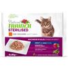 Natural Trainer Cat Sterilised multipack 4 x 85 gr - Tacchino Cibo umido per gatti