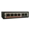 bemax Switch PoE 4+2 porte, Bemax POE1606 RJ45 Lan Ethernet 10/100mbps