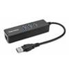 VULTECH Hub 3 Porte USB Vultech HRJ-03USB3 USB 3.0 5 Gbps e Porta RJ45 Gigabit
