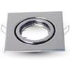 V-TAC VT-7227 3474 PORTAFARETTO ORIENTABILE QUADRATO DA INCASSO PER LAMPADINE GU10 E GU5.3