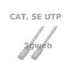 CAVO DI RETE PATCH UTP LAN ETHERNET RJ45 CAT 5E CRIMPATO Metri 5