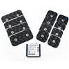 Compex Kit Compex Batteria + 8 Elettrodi 5x5 cm + 4 Elettrodi 5x10 cm