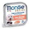 Monge Fresh paté e bocconcini con salmone - 32 vaschette da 100gr.