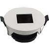 V-TAC PORTALAMPADA SPOT INCASSO BIANCO ORIENTABILE FORO QUADRATO VT-883-LED8597