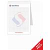 Blocco note A4 (21 x 29,7 cm) con logo personalizzabile - incollati - 50 fogli 50 pezzi