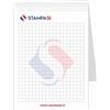 Block notes A3 personalizzati con logo aziendale (29,7 x 42 cm), incollati, 50 fogli 50 pezzi