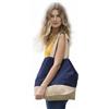 Ki-Mood Shopper personalizzate in cotone e juta naturale 53x40x15 cm personalizzate o neutre