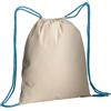 Sacca in cotone naturale 140 g/m² personalizzabile Pescara 140 36 x 42 cm personalizzate o neutre