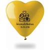 Palloncini gonfiabili cuore colorati Ø30 cm./12 pollici personalizzate o neutre