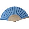 Estivi personalizzati Ventaglio gadget Wood con tessuto in cotone personalizzate o neutre