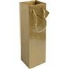 Shopper porta bottiglie in carta laminata con manici in cordino Pienza personalizzate o neutre