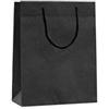 Buste di carta riciclata avana maniglia in corda - 24 x 27,5 x 10 cm personalizzate o neutre