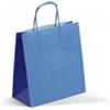 Buste di carta personalizzati Buste in carta bicolore carta kraft - 22x10x27+5 cm personalizzate o neutre