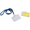 Ufficio personalizzati Porta badge plastica trasparente 9 x 6,7 cm Identity personalizzate o neutre