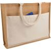 Shopper personalizzate in juta e cotone naturale 45x35x12 cm personalizzate o neutre