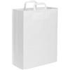 Buste di carta personalizzati Buste di carta kraft bianca personalizzata Shopper 32 x 43 x 17 cm personalizzate o neutre