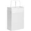 Buste di carta personalizzati Busta carta kraft bianca - Dimensioni: 28x12x39 cm personalizzate o neutre