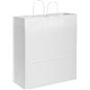 Buste di carta personalizzati Buste di carta kraft bianca 36 x 12 x 41 cm personalizzate o neutre