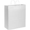 Buste di carta personalizzati Buste di carta kraft bianca 45 x 20 x 48 cm personalizzate o neutre