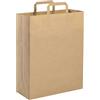 Buste di carta personalizzati Buste di carta riciclata avana 22 x 10 x 29 cm personalizzate o neutre