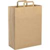 Buste di carta personalizzati Buste di carta riciclata avana 26 x 14 x 39 cm personalizzate o neutre