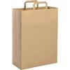 Buste di carta personalizzati Buste di carta riciclata avana 32 x 17 x 43 cm personalizzate o neutre