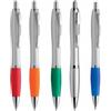 Penne a scatto economiche con refill nero Juke Silver personalizzate o neutre